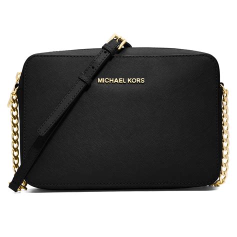 michael kors cross bag black|Michael Kors large crossbody bag.